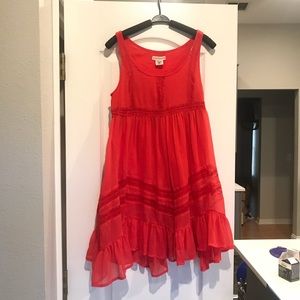 Red Billabong flowy beach dress 💃🏼